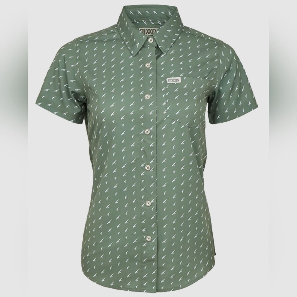 DIXXON HIGH CALIBER WOMEN'S PARTY SHIRT (Size small)